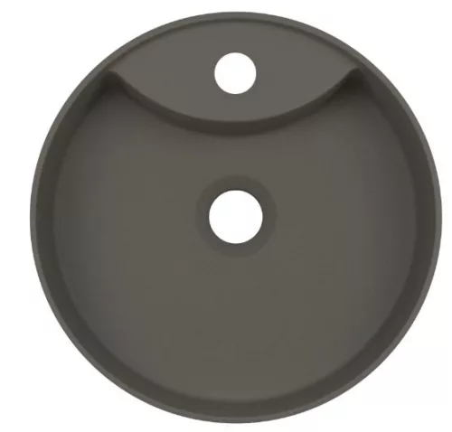 Mosdó, Deante Silia pultra építhető gránit mosdó csaplyukkal antracit metál 36 cm CQS_TU4B