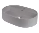 Mosdó, Deante Silia pultra építhető gránit mosdó csaplyukkal metálszürke 35x55 cm CQS_SU6B