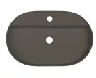 Mosdó, Deante Silia pultra építhető gránit mosdó csaplyukkal antracit metál 35x55 cm CQS_TU6B