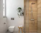 WC, Deante Anemon fali, perem nélküli wc csésze, fehér CDZ_6ZPW