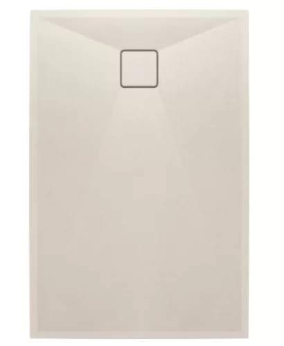 Zuhanytálca, Deante Correo szögletes, gránit zuhanytálca, beige 120x80 KQR_544B