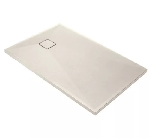 Zuhanytálca, Deante Correo szögletes, gránit zuhanytálca, beige 120x80 KQR_544B