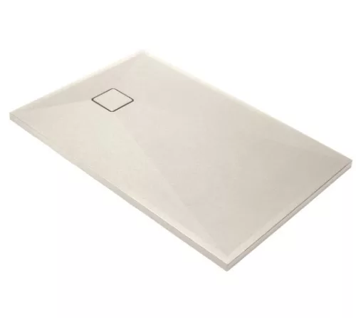 Zuhanytálca, Deante Correo szögletes, gránit zuhanytálca, beige 140x90 KQR_547B