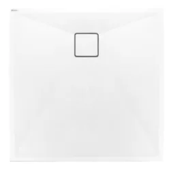   Zuhanytálca, Deante Correo szögletes, gránit zuhanytálca, alabástrom 80x80 KQR_A42B