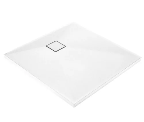 Zuhanytálca, Deante Correo szögletes, gránit zuhanytálca, alabástrom 80x80 KQR_A42B