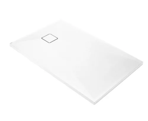 Zuhanytálca, Deante Correo szögletes, gránit zuhanytálca, alabástrom 120x90 KQR_A43B