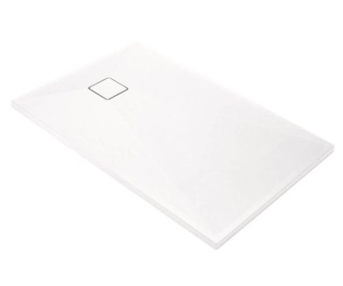 Zuhanytálca, Deante Correo szögletes, gránit zuhanytálca, alabástrom 120x80 KQR_A44B