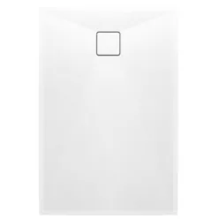   Zuhanytálca, Deante Correo szögletes, gránit zuhanytálca, alabástrom 100x90 KQR_A45B