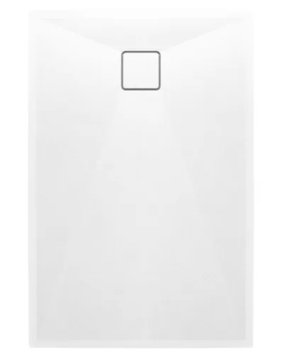 Zuhanytálca, Deante Correo szögletes, gránit zuhanytálca, alabástrom 100x90 KQR_A45B