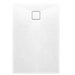   Zuhanytálca, Deante Correo szögletes, gránit zuhanytálca, alabástrom 100x80 KQR_A46B