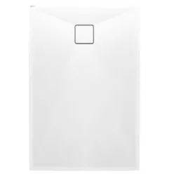   Zuhanytálca, Deante Correo szögletes, gránit zuhanytálca, alabástrom 140x90 KQR_A47B