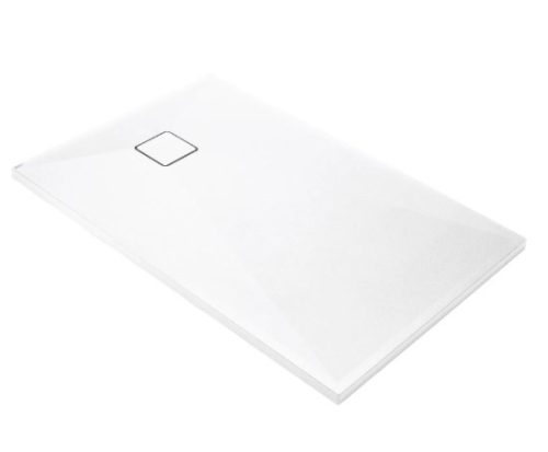 Zuhanytálca, Deante Correo szögletes, gránit zuhanytálca, alabástrom 100x70 KQR_A75B