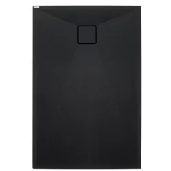   Zuhanytálca, Deante Correo szögletes, gránit zuhanytálca, fekete 120x80 KQR_N44B
