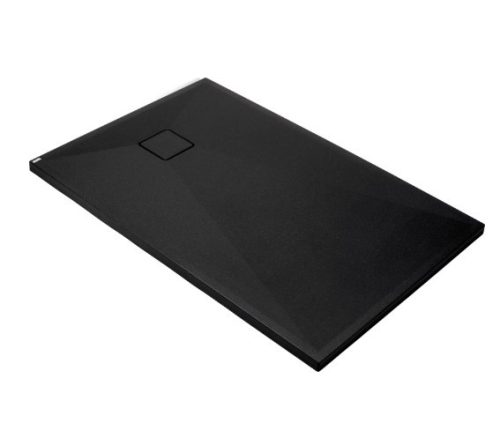 Zuhanytálca, Deante Correo szögletes, gránit zuhanytálca, fekete 140x80 KQR_N48B