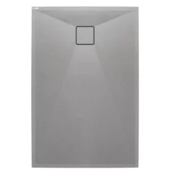   Zuhanytálca, Deante Correo szögletes, gránit zuhanytálca, metálszürke 120x90 KQR_S43B
