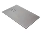 Zuhanytálca, Deante Correo szögletes, gránit zuhanytálca, metálszürke 120x80 KQR_S44B