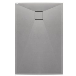   Zuhanytálca, Deante Correo szögletes, gránit zuhanytálca, metálszürke 100x90 KQR_S45B