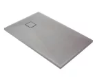 Zuhanytálca, Deante Correo szögletes, gránit zuhanytálca, metálszürke 100x90 KQR_S45B
