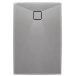   Zuhanytálca, Deante Correo szögletes, gránit zuhanytálca, metálszürke 100x80 KQR_S46B