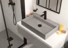 Zuhanytálca, Deante Correo szögletes, gránit zuhanytálca, metálszürke 100x80 KQR_S46B