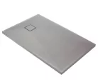 Zuhanytálca, Deante Correo szögletes, gránit zuhanytálca, metálszürke 100x80 KQR_S46B