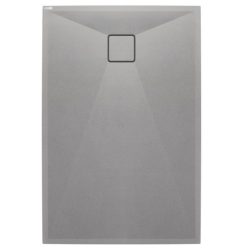   Zuhanytálca, Deante Correo szögletes, gránit zuhanytálca, metálszürke 140x90 KQR_S47B