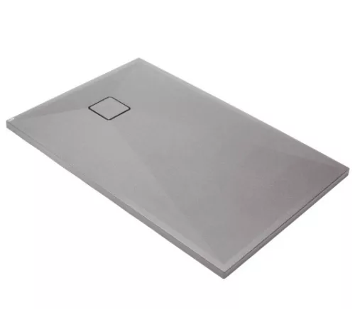Zuhanytálca, Deante Correo szögletes, gránit zuhanytálca, metálszürke 140x80 KQR_S48B