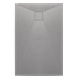   Zuhanytálca, Deante Correo szögletes, gránit zuhanytálca, metálszürke 100x70 KQR_S75B