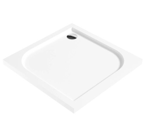 Zuhanytálca, Deante Cubic akril, szögletes zuhanytálca, fehér 90x90 KTK_041B