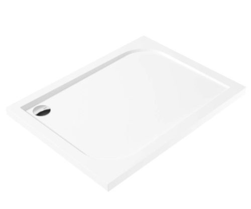 Zuhanytálca, Deante Cubic akril, szögletes zuhanytálca, fehér 100x90 KTK_045B