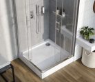 Zuhanytálca, Deante Jasmin akril, szögletes zuhanytálca, fehér 90x90 KGJ_041B