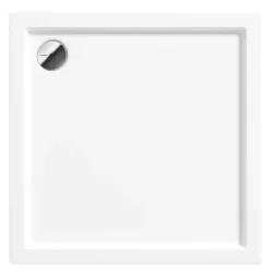   Zuhanytálca, Deante Jasmin akril, szögletes zuhanytálca, fehér 80x80 KGJ_042B