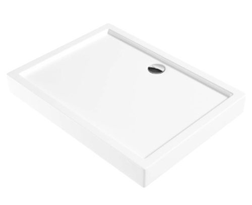 Zuhanytálca, Deante Jasmin akril, szögletes zuhanytálca, fehér 120x90 KGJ_043B