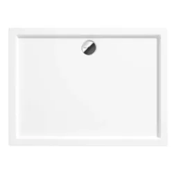   Zuhanytálca, Deante Jasmin akril, szögletes zuhanytálca, fehér 100x90 KGJ_045B