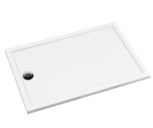 Zuhanytálca, Deante Prizma akril, szögletes zuhanytálca, fehér 100x80 KTJ_086B