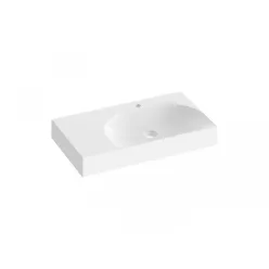   Mosdó, Ravak Lite 80x60 mosdó, túlfolyó nélkül, csaptelep furattal, balos XJXL1280001