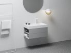 Mosdó, Ravak Lite 80x60 mosdó, túlfolyó nélkül, csaptelep furattal, balos XJXL1280001