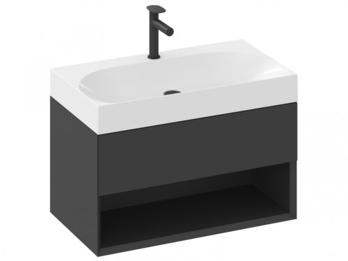 Mosdó, Ravak Lite 80 mosdó, túlfolyó nélkül, csaptelep furattal XJX01280005