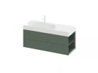 Mosdó, Ravak Lite 120x80 mosdó, túlfolyó nélkül, csaptelep furattal, jobbos XJXP1212000
