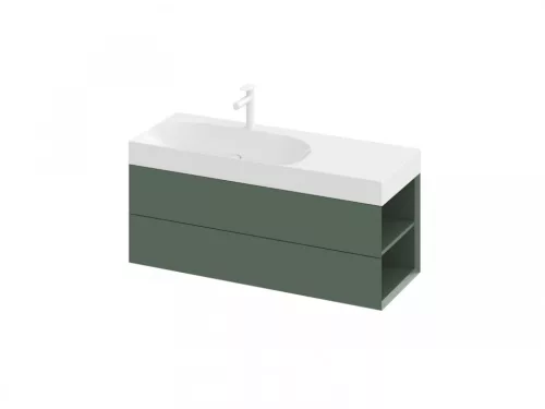 Mosdó, Ravak Lite 120x80 mosdó, túlfolyó nélkül, csaptelep furattal, jobbos XJXP1212000