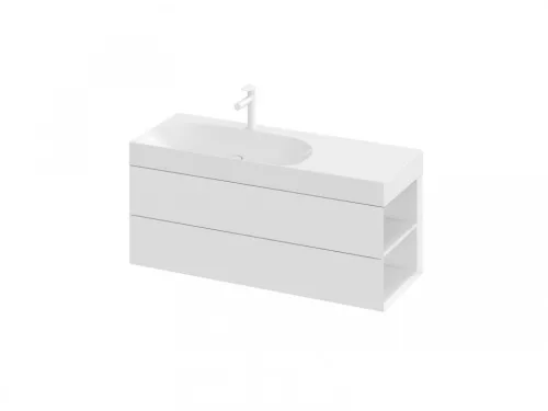 Mosdó, Ravak Lite 120x80 mosdó, túlfolyó nélkül, csaptelep furattal, jobbos XJXP1212000
