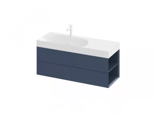 Mosdó, Ravak Lite 120x80 mosdó, túlfolyó nélkül, csaptelep furattal, jobbos XJXP1212000