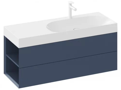 Mosdó, Ravak Lite 120x80 mosdó, túlfolyó nélkül, csaptelep furattal, balos XJXL1212000