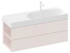 Mosdó, Ravak Lite 120x80 mosdó, túlfolyó nélkül, csaptelep furattal, balos XJXL1212000
