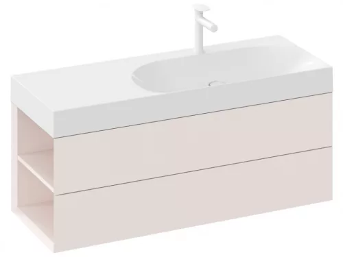 Mosdó, Ravak Lite 120x80 mosdó, túlfolyó nélkül, csaptelep furattal, balos XJXL1212000