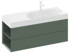Mosdó, Ravak Lite 120x80 mosdó, túlfolyó nélkül, csaptelep furattal, balos XJXL1212000
