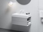 Mosdó, Ravak Lite 80x60 mosdó, túlfolyó és csaptelep furat nélkül, jobbos XJXP1380001