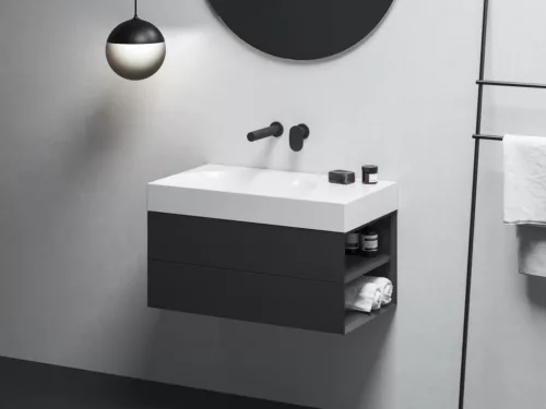 Mosdó, Ravak Lite 80x60 mosdó, túlfolyó és csaptelep furat nélkül, jobbos XJXP1380001