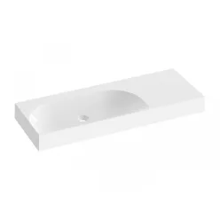   Mosdó, Ravak Lite 120x80 mosdó, túlfolyó és csaptelep furat nélkül, jobbos XJXP1312000