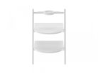 Alsó szekrény, Ravak CS Yard nyitott polcos, Yard 40 mosdó beépítéséhez, matt fehér D80000E004